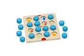 Bordspellen, Kaartspellen & Dobbelspellen - Goki Wooden Memo Game Animals and Symbols 20 pcs. - 56787