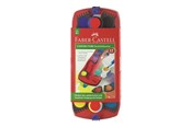 Creatief spelen - Faber-Castell Connector paint box 12 colours red - 125030