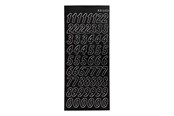 Creatief spelen - Creativ Company Stickers Large Numbers Black 1 Sheet - 170291