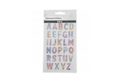 Creatief spelen - Creativ Company Diamond Stickers Alphabet 1 Sheet - 284035