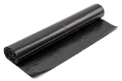 Tuingereedschap - G.Funder Black garbage bags 120 liters 10 bags per roll - standard quality - 5701137010027