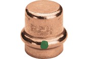 Drukbuizen en fiittings - Viega Profipress cap 18 mm copper - 349363