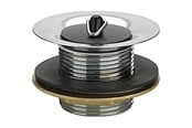 Reserveonderdelen en montageaccessoires - Viega Bottom valve 1 1/2'' with plug Chrome - 117283