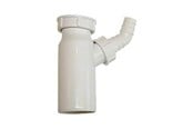Bassins en gootstenen - Viega PP connection pipe Ø50 mm x 1 1/2" for sink with plug White. - 144173