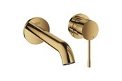 Mengkranen en fittingen - Grohe Essence 2-hole basin mixer M-Size Polished Cool Sunrise - 19408GL1