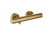 Mengkranen en fittingen - Grohe Grohtherm 1000 Cosmopolitan M Thermostatic shower mixer Brushed Cool Sunrise - 34065GN2