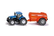 Speelgoedauto - SIKU 1:50 Tractor With Single Axle Vacuum Tanker - 313-1945