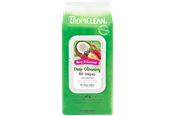 Honden - Tropiclean Deep Cleaning Pet Wipes Berry & Coconut (100-Pack) - 61810
