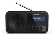 DAB & Wekkerradio - Sharp Tokyo DR-P420 Portable Digital Radio USB or Battery Powered - DAB/DAB+/FM - Mono - DR-P420(BK)