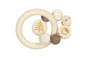 Speelgoed voor baby's - Goki Wooden Gripping Ring Hedgehog - 65332
