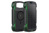 Powerbank - 4smarts TitanPack Solar Power Bank - Green Powerbank - Groen - 20000 mAh - 540244