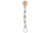 Speelgoed voor baby's - Goki Wooden Pacifier Chain Star Blue - 65238