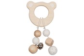 Speelgoed voor baby's - Goki Wooden Gripping Ring Bear - 65212