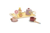 Speelkeuken en apparatuur - Classic World Wooden Tea Set Grace with Tray 14 pcs. - 50577