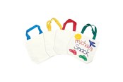 Schrijf- en tekenartikelen - Colorations - Cotton Carrier Bag Set of 12 - CANVAS