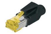 Netwerk - kabel - DIGITUS ASSMANN network connector - Zwart - A-MO6A 8/8 HRS