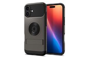 Mobiel - Covers & Cases - Spigen Slim Armor MagSafe - Gunmetal - iPhone 16 - ACS08226