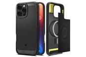 Mobiel - Covers & Cases - Spigen Rugged Armor MagSafe - matte black - iPhone 16 Pro - ACS08115