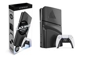 Gaming accessoires - MAXX TECH Slim Faceplates + Controller Faceplates - Black Wave - Miscellaneous Cover - Sony PlayStation 5 - MXT-SLFPB-PS5