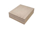 Kinderkamer - Playwood Square Box with Loose Lid Paulownia Wood - sl046A