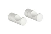 Badkamer accessoires - Damixa Towel hook, 2 pcs, Matt white - 483062100