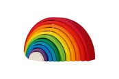 Speelgoed voor baby's - Goki Rainbow Building Blocks 11 pcs. - 58478