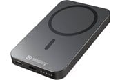 Powerbank - Sandberg Mag Wireless Powerbank 5000 ALU Powerbank - Grijs - 5000 mAh - 420-96