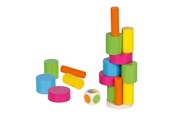 Houten speelgoed - Goki Wooden Balance Game Tower 27 pcs. - 56762