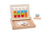 Houten speelgoed - Goki Wood Color Sorting Board in Wooden Box - 58406