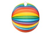 Speelgoed - Globos Paper Lantern Round Rainbow 25cm - 6285