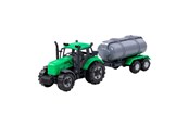 Speelgoedauto - Cavallino Toys Cavallino Tractor with Tank Truck Green Scale 1:3 - 1276FM04