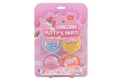 Creatief spelen - Johntoy Unicorn Putty Party 4pcs - 24525
