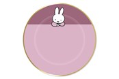 Speelgoed - Haza Witbaard Plates Miffy Pink 8 pcs. - 439150