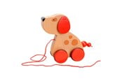 Speelgoed voor baby's - Goki Wooden Pull Animal Dog - 54942