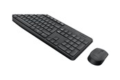 Toetsenbord - Logitech MK235 - keyboard and mouse set - Portuguese Input Device - Keyboard and mouse set - Portugees - Zwart - 920-007917