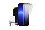 Mobiel - Beschermend glas - Baseus Crystal tempered glass with 0.3mm anti-dust coating for iPhone 14 Pro (2pcs). - SGBL110102