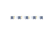 Speelgoed - Haza Witbaard Miffy Garland Blue 4mtr. - 439201
