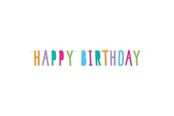 Speelgoed - Haza Witbaard Letter garland Happy Birthday 6mtr. - 439506