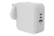 Mobiel - Adapters & Opladers - Hyper Juice power adapter - GaN - USB 2 x USB-C - 70 Watt - HJ1003WHWWGL