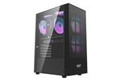 Case - Darkflash Computer case A290 + 3 fans (black) - Case - Miditower - Zwart - A290