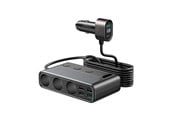 Mobiel - Adapters & Opladers - Joyroom Car charger JOYROOM JR-CL06 Multi-Port (black) - JR-CL06