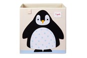 Kinderkamer - 3 Sprouts Storage Box - Black Penguin - IBXPEN