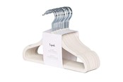 Kinderkamer - 3 Sprouts - Velor Hanger 15 pcs Cream - IHVCRM-15