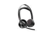 Headphones/Headsets - HP Poly Voyager Focus 2 USB-C-C Headset +USB-C/A Adapter +Charging Stand - 9T9J5AA#AC3