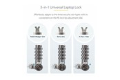 Systeemaccessoires - StarTech.com 25-Pack Laptop Lock Compatible w/Noble Wedge/Nano/K-Slot - security cable lock - UNIVCS25-LAPTOP-LOCK