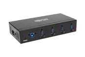 USB hub - Eaton series 4-Port Rugged Industrial USB 3.0 SuperSpeed Hub USB hub - 4 - USB 3.2 - Zwart - U360-004-IND