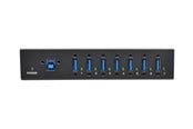 USB hub - Eaton series 7-Port USB 3.0 Hub SuperSpeed with Dedicated 2A USB Charging iPad Tablet Metal USB hub - 7 - USB 3.2 - Zwart - U360-007-IND