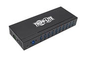 USB hub - Eaton series 10-Port Industrial-Grade USB 3.0 SuperSpeed Hub - 20 kV ESD Immunity Iron Housing Mountable USB hub - 10 - USB 3.2 - Zwart - U360-010-IND