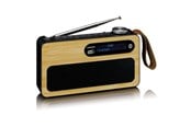 DAB & Wekkerradio - Lenco PDR-040 - DAB+ radio - Bamboo - PDR-040BAMBOOBK
