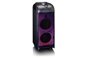 Luidspreker (draagbaar en voor feesten) - Lenco PA-260BK - PA with full front LED lighting and disco ball - Bluetooth - Black - PA-260BK